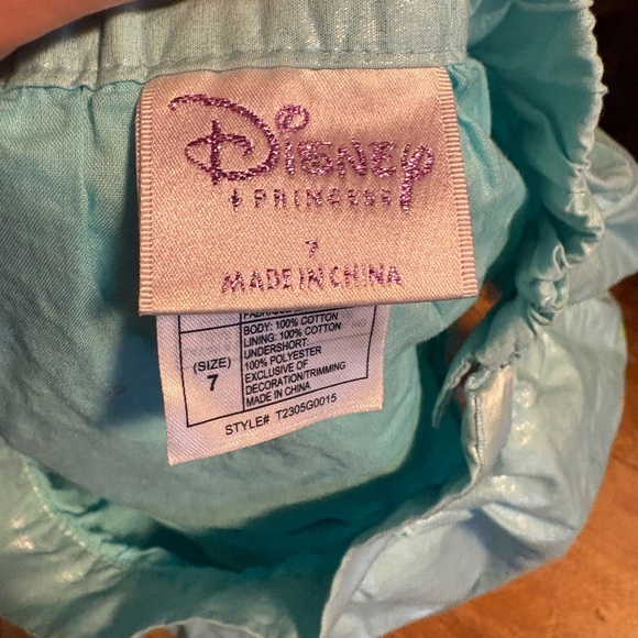 Disney Princess Little Mermaid Blue Skirt - Picture 9 of 10